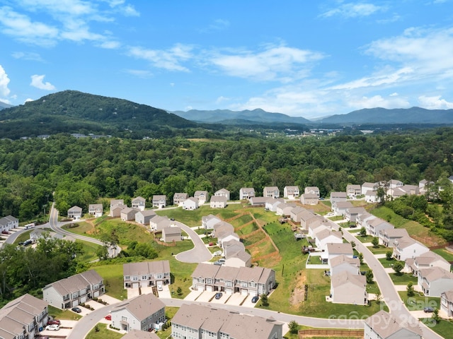 567 Big Sur Loop, Asheville, NC 28806 - aerial perspective of suburban area featuring a mountainous background