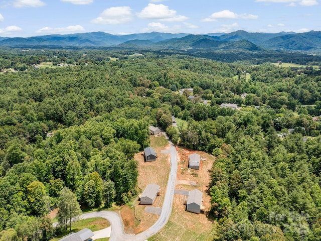 206 Walnut Branch Rd, Weaverville, NC 28787 - drone / aerial view of mountains