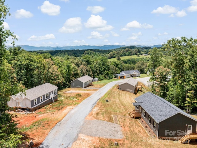 206 Walnut Branch Rd, Weaverville, NC 28787 - bird's eye view of a heavily wooded area