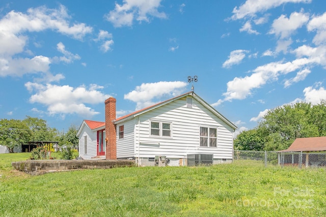439 Neisler Rd, Concord, NC 28025 - back of house featuring a chimney