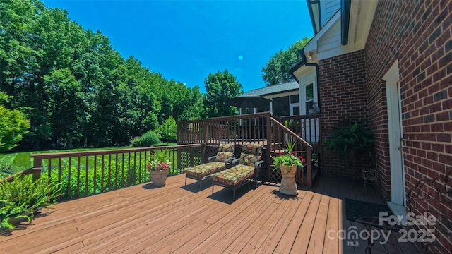 1240 Fawn Ridge Rd NW, Concord, NC 28027 - view of wooden terrace