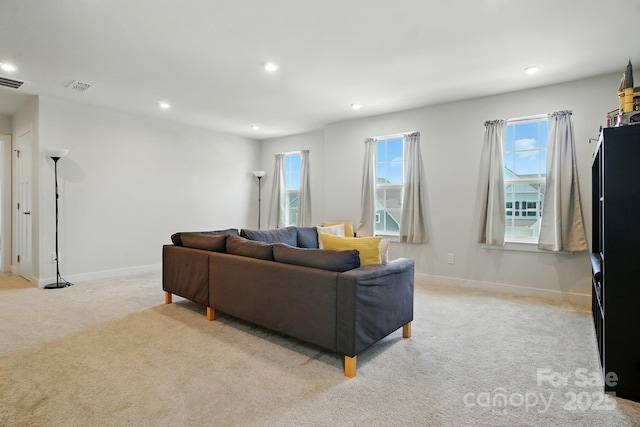 812 Dogwood Creek Ln, Indian Trail, NC 28079 - living area with light carpet and recessed lighting