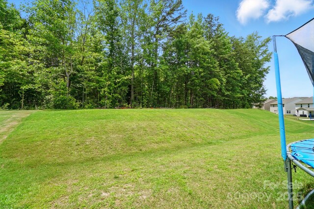 812 Dogwood Creek Ln, Indian Trail, NC 28079 - view of green lawn featuring a trampoline