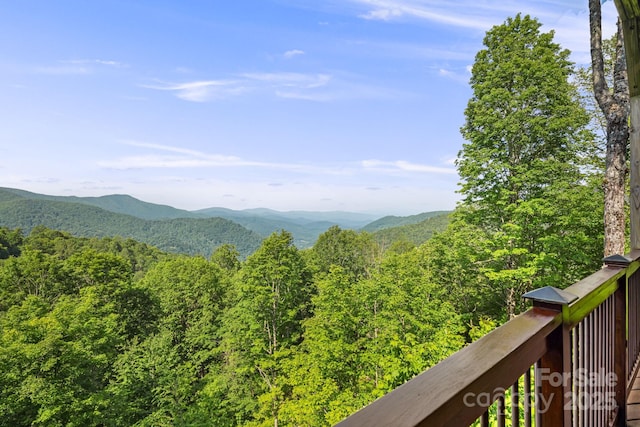 197 Cherry Knob Dr Unit 23, Mars Hill, NC 28754 - mountain view featuring a forest