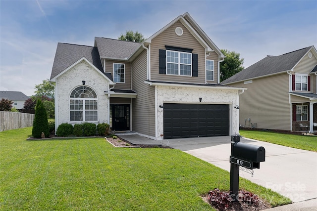 89 Woodfern Rd, Fletcher, NC 28732 - traditional home featuring an attached garage and driveway