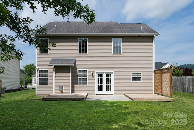 89 Woodfern Rd, Fletcher, NC 28732 - back of property with a patio and a wooden deck
