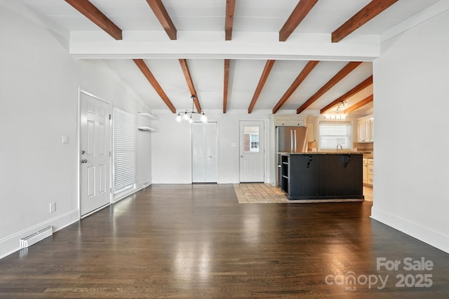 5229 Milford Rd, Charlotte, NC 28210 - unfurnished living room featuring light wood-style floors and a sink