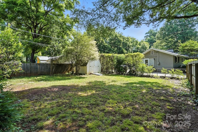 5229 Milford Rd, Charlotte, NC 28210 - fenced backyard with a shed