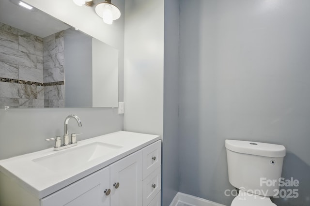 308 Hickory St, Granite Falls, NC 28630 - bathroom with toilet and vanity