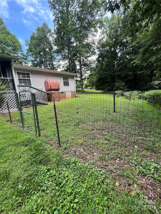 184 Winding Arbor Cir, Cleveland, NC 27013 - view of yard with heating fuel