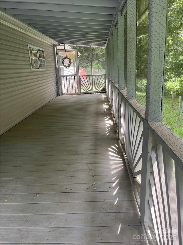 184 Winding Arbor Cir, Cleveland, NC 27013 - view of wooden terrace