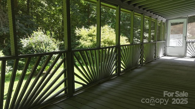 184 Winding Arbor Cir, Cleveland, NC 27013 - view of unfurnished sunroom