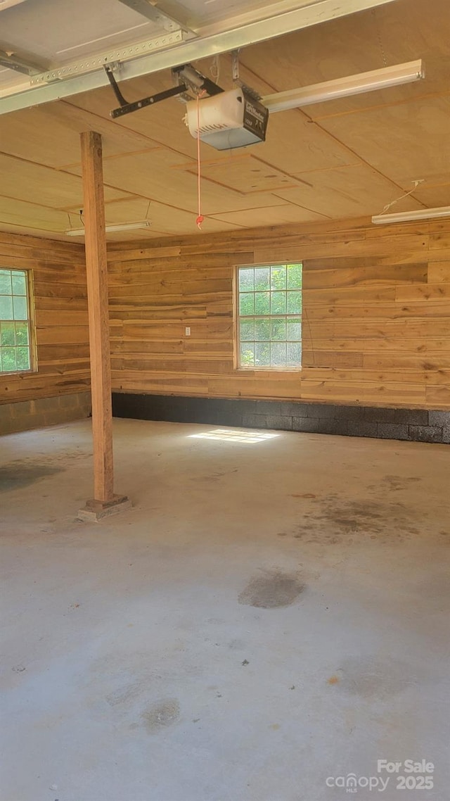 184 Winding Arbor Cir, Cleveland, NC 27013 - below grade area featuring wood walls
