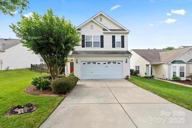 2527 Fossil Stone Ln, Fort Mill, SC 29708 - traditional-style home with a garage and driveway