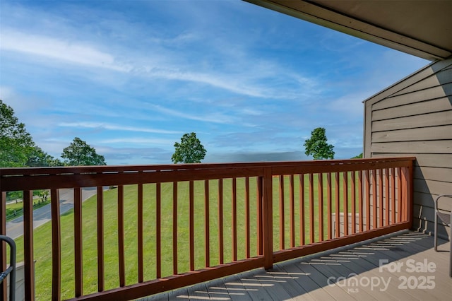 2881 White Oak Mountain Rd Unit D5, Columbus, NC 28722 - wooden deck with a yard