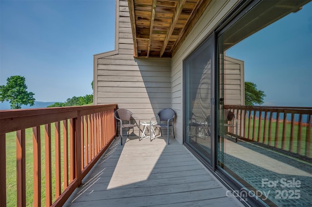 2881 White Oak Mountain Rd Unit D5, Columbus, NC 28722 - view of wooden deck