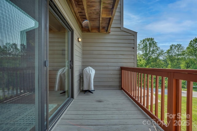 2881 White Oak Mountain Rd Unit D5, Columbus, NC 28722 - view of wooden deck