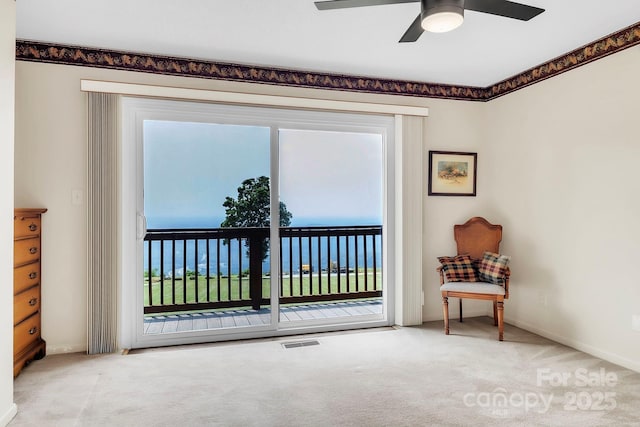2881 White Oak Mountain Rd Unit D5, Columbus, NC 28722 - carpeted spare room featuring healthy amount of natural light and a ceiling fan
