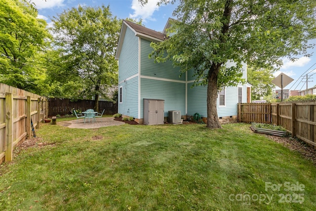 501 Mercury St, Charlotte, NC 28205 - rear view of property featuring a fenced backyard and a patio