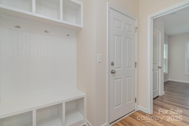 8420 Golden Stone Ln Unit 138, Fort Mill, SC 29707 - mudroom featuring light wood-style flooring and baseboards