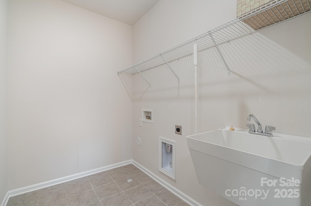 8420 Golden Stone Ln Unit 138, Fort Mill, SC 29707 - washroom with washer hookup, electric dryer hookup, light tile patterned floors, and hookup for a gas dryer
