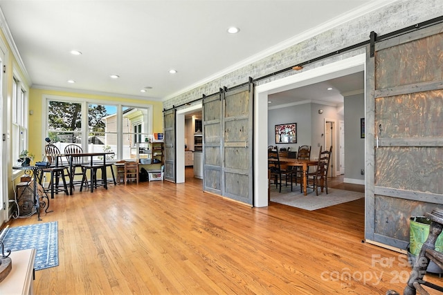 1009 13th Avenue Pl NW Unit 19, Hickory, NC 28601 - interior space with a barn door