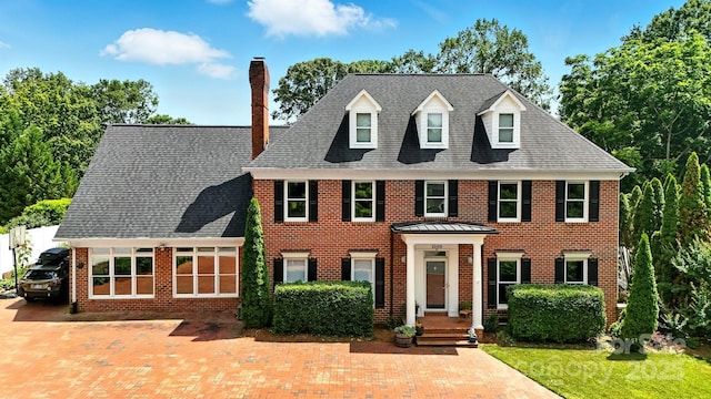 1009 13th Avenue Pl NW Unit 19, Hickory, NC 28601 - colonial house featuring brick siding and a chimney