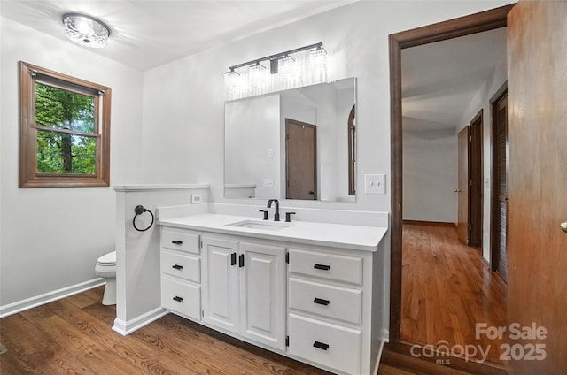 4323 Crow Rd, Monroe, NC 28112 - bathroom with vanity and wood finished floors