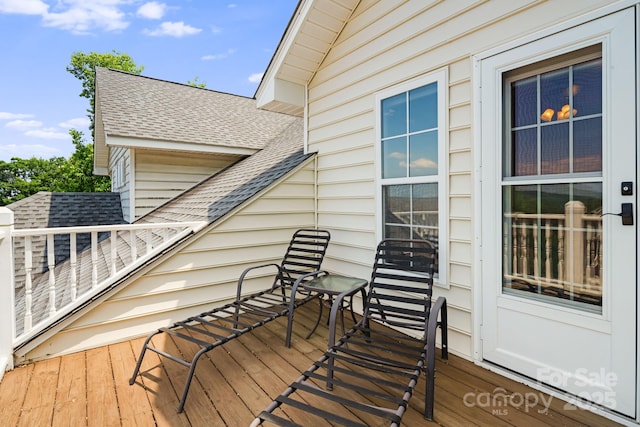 609 Carriage Commons Dr, Hendersonville, NC 28791 - view of wooden terrace