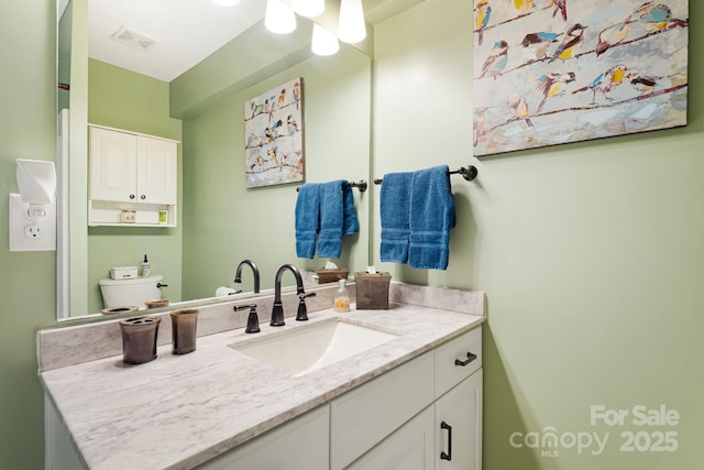 609 Carriage Commons Dr, Hendersonville, NC 28791 - bathroom featuring vanity and toilet