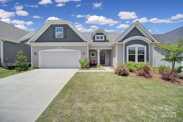 440 Shallowford Dr, Rock Hill, SC 29732 - view of front facade with a front yard, concrete driveway, and roof with shingles