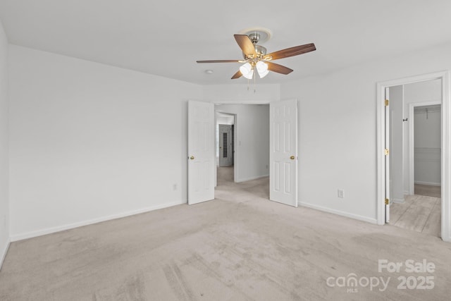 1901 Summit Ridge Ln, Kannapolis, NC 28083 - unfurnished bedroom featuring carpet flooring and ceiling fan