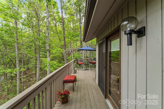 26B Cedarwood Trl, Asheville, NC 28806 - deck featuring outdoor dining space
