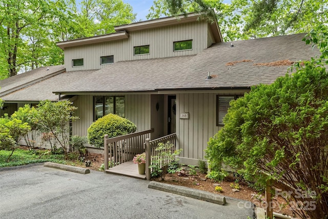 26B Cedarwood Trl, Asheville, NC 28806 - view of front facade featuring roof with shingles