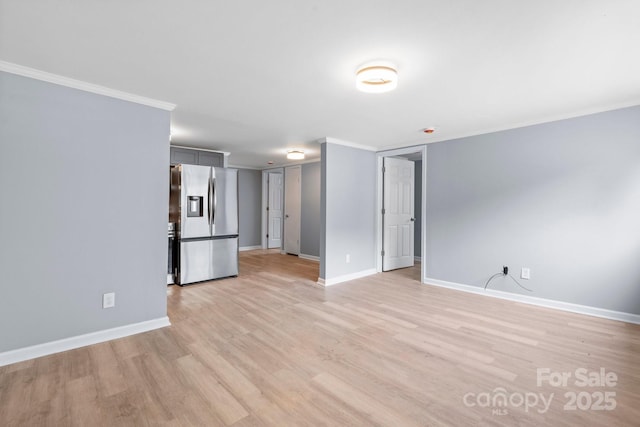 1175 Bamboo Rd, Boone, NC 28607 - spare room with crown molding and light wood-type flooring