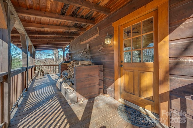 197 First Broad Dr, Bostic, NC 28018 - view of wooden porch