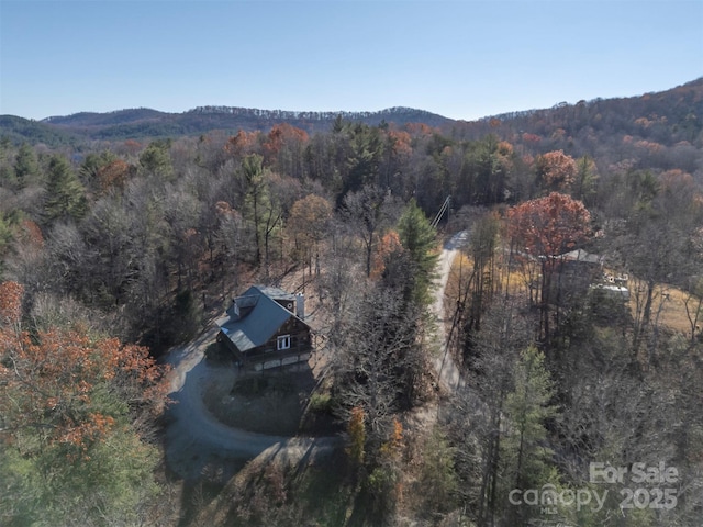 197 First Broad Dr, Bostic, NC 28018 - view of property location featuring a forest and mountains