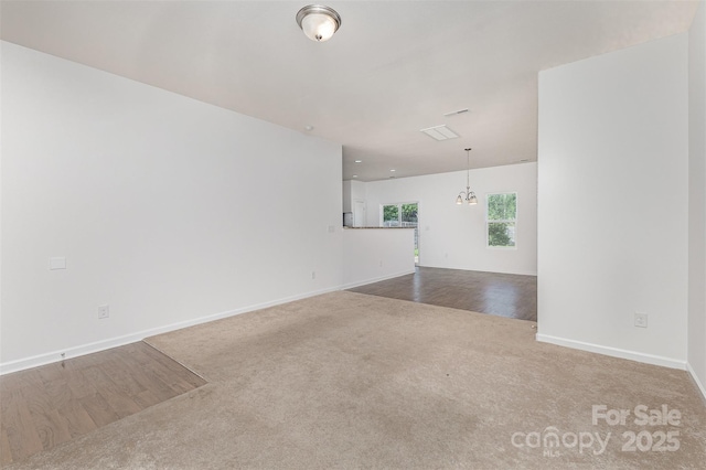 1404 Waylon Ave, Gastonia, NC 28054 - carpeted empty room with baseboards