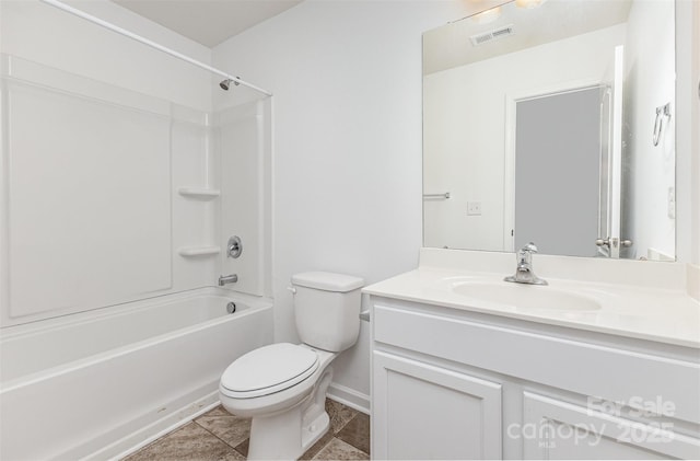 1404 Waylon Ave, Gastonia, NC 28054 - bathroom with vanity, tub / shower combination, and tile patterned floors