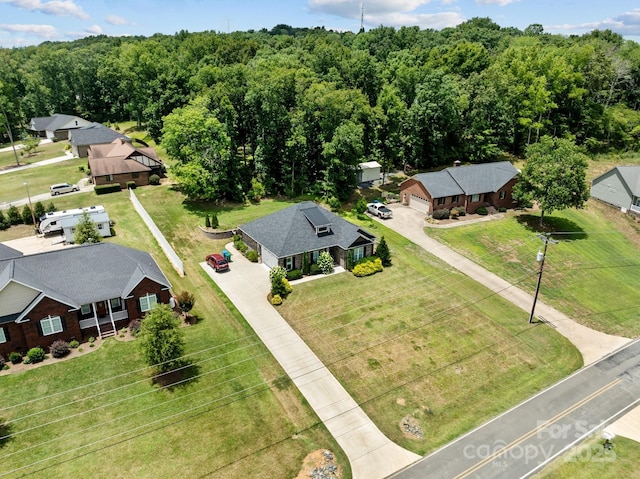 203 Poplins Grove Church Rd, Albemarle, NC 28001 - aerial view of a forest