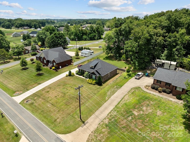 203 Poplins Grove Church Rd, Albemarle, NC 28001 - aerial perspective of suburban area