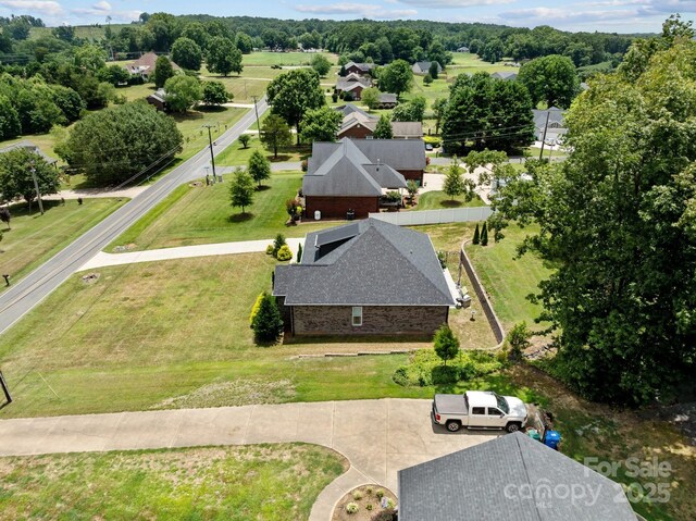 203 Poplins Grove Church Rd, Albemarle, NC 28001 - view from above of property