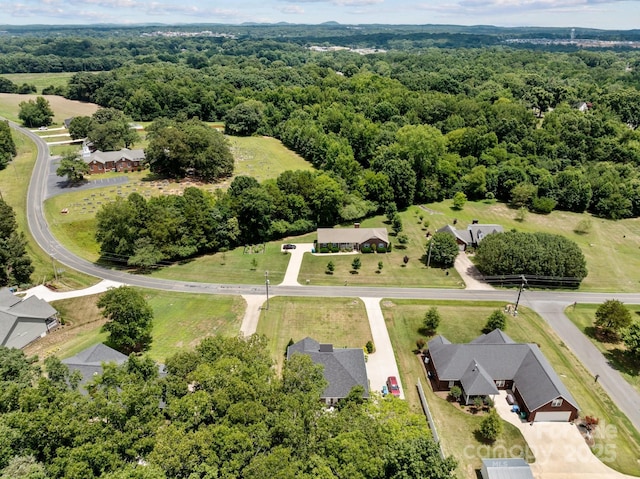 203 Poplins Grove Church Rd, Albemarle, NC 28001 - aerial view of a forest