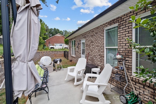 203 Poplins Grove Church Rd, Albemarle, NC 28001 - view of patio featuring area for grilling