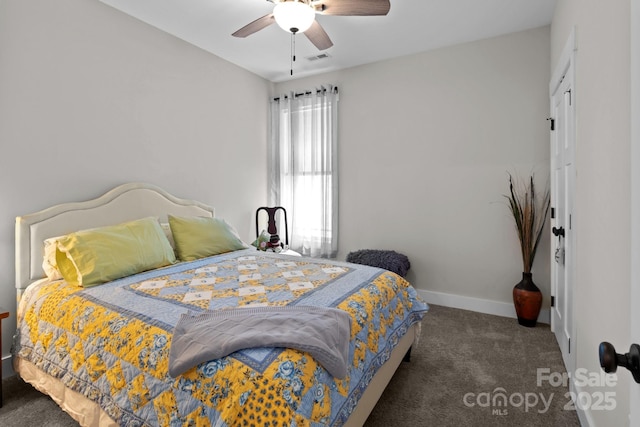 203 Poplins Grove Church Rd, Albemarle, NC 28001 - bedroom featuring carpet flooring and ceiling fan