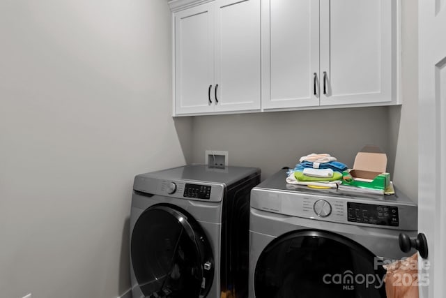 203 Poplins Grove Church Rd, Albemarle, NC 28001 - laundry area with independent washer and dryer and cabinet space