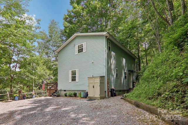 84 Hawk Nest Rd, Maggie Valley, NC 28751 - view of side of property with crawl space and a deck
