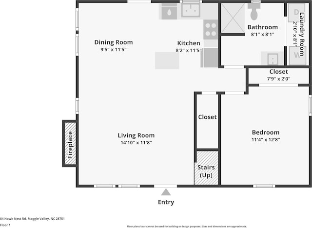 84 Hawk Nest Rd, Maggie Valley, NC 28751 - view of home floor plan