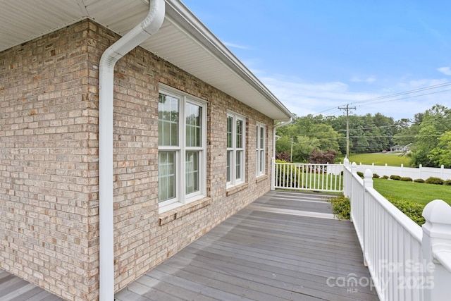 390 Classic Oaks Cir, Hendersonville, NC 28792 - wooden deck with a lawn