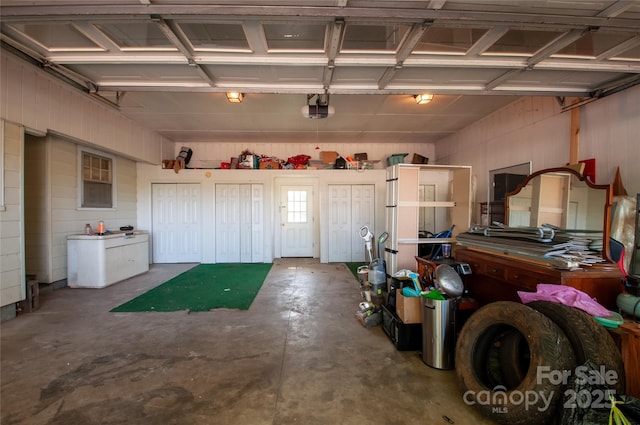 3220 Harmony Hwy, Harmony, NC 28634 - garage featuring a garage door opener